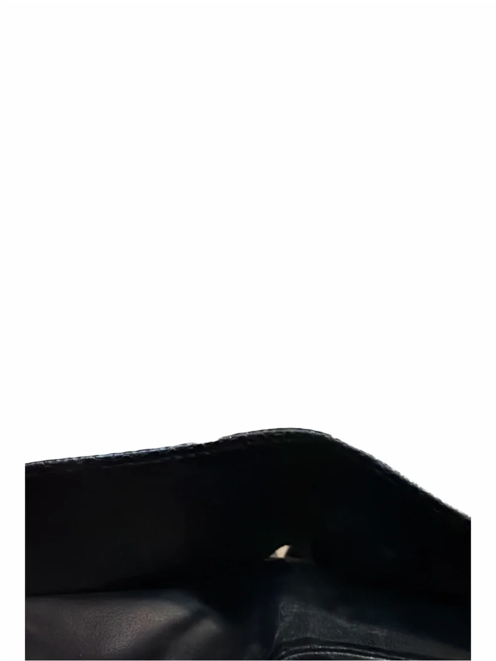 Vintage Gucci Black Lizard Skin Bifold Wallet Gold Corners 034-116-0455